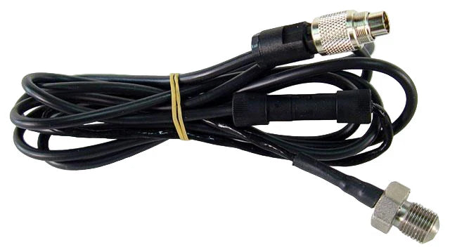 Mychron 4, 5, 6 10mm Water Temp BLACK Sensor with Black Patch Cable, Two Piece